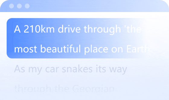 Extension tile preview for full-page translation
