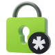 Key icon for saved login and password vault