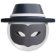 Mask icon for private incognito browsing window