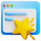 Grid icon for customizing the new tab page